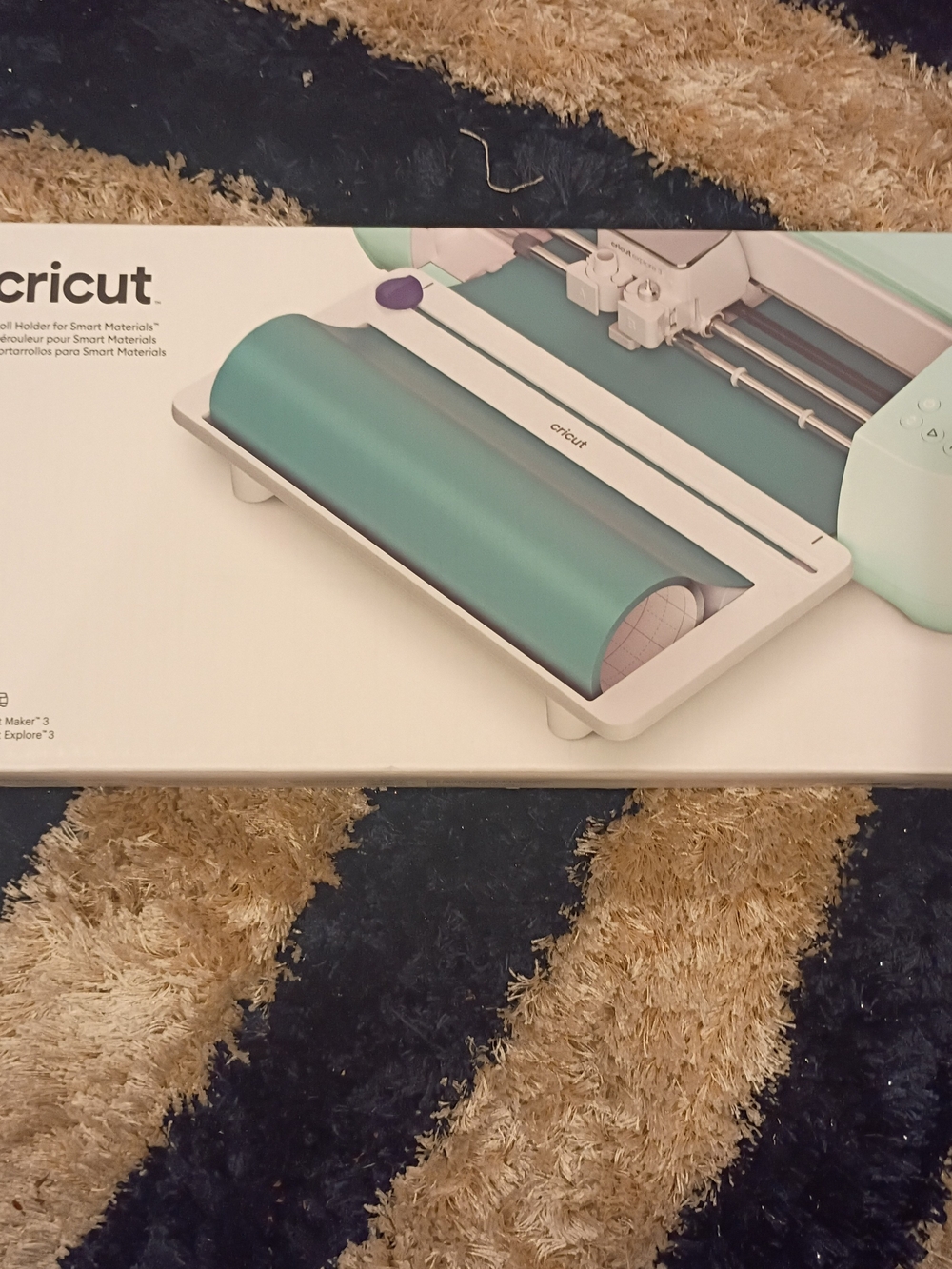 Cricut Mint and White Smart Materials Roller Accessory